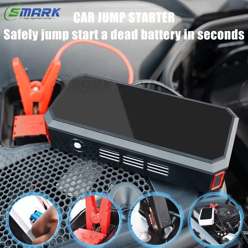 Multifunctional air pump-CAR JUMP STARTER Safely jump start a dead battery in seconds - 图片 4