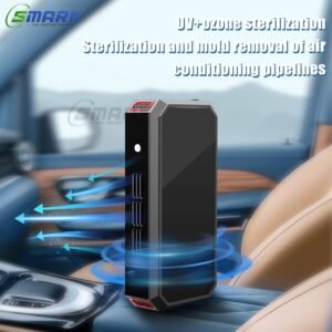 Multi-mode Air Compressor 1500mah – Preset modes for car, motorcycle, bicycle, and ball inflation