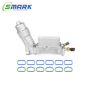 SMARK Engine Oil Cooler OEM 68310865AB+Gasket-ALU Compatible For Challenger 3.6L 3604cc 220cid V6 Flex Dohc 2011-2016